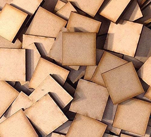 Miniatura 2 de Square MDF Wooden Bases Many Sizes Laser Cut Crafts Blanks FAST SHIPPING US SELLER