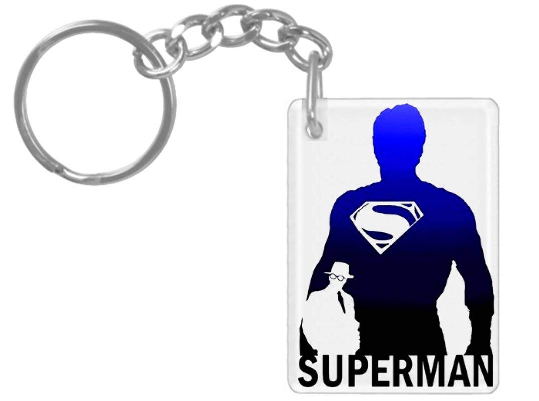 HamsaMART,Printed Crystal Keychain,Unbreakable Keychain, White, 4*6 cm, Luggage