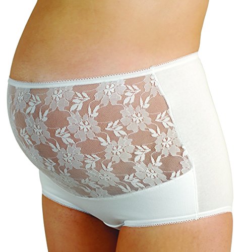 M.M.C. Spitze Schwangerschaftsüberbauchslip | Reizender Umstandsslip Schwangerschaftsslip für die Schwangerschaft | Überbauchslip für Schwangere |...