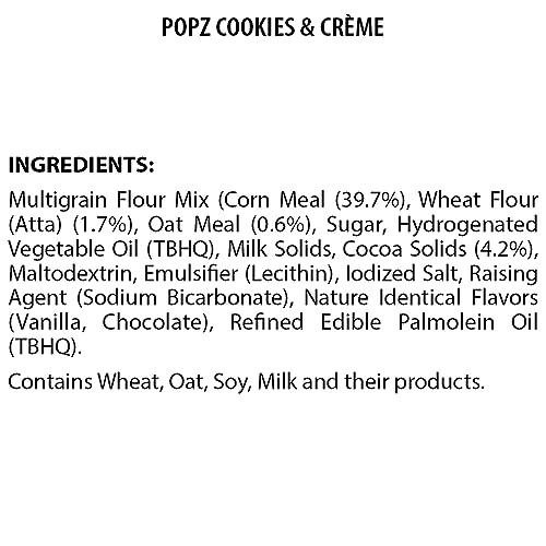Image of Sundrop Popz -Cookie & Creme centre filled multigrain cereal |375g (125g Pack of 3)