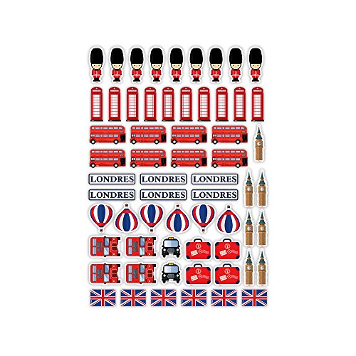 Regina Mini Personagens Dec R574 Londres Pacote De 62 Unidades