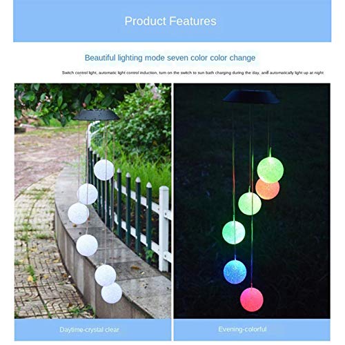 gazechimp Luzes LED de Energia Solar em Formato de Bola de Jardim