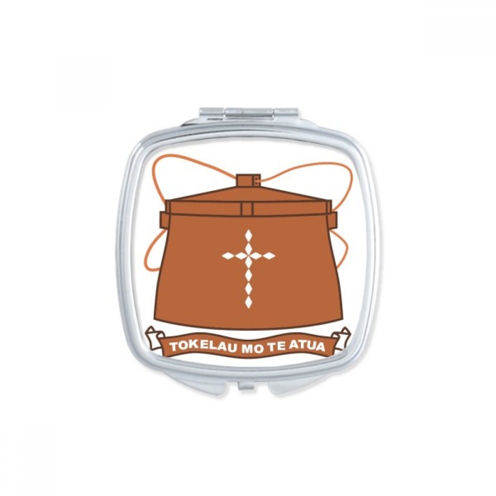 Miroir de maquillage Togo petit miroir de poche portable et compact multicolore