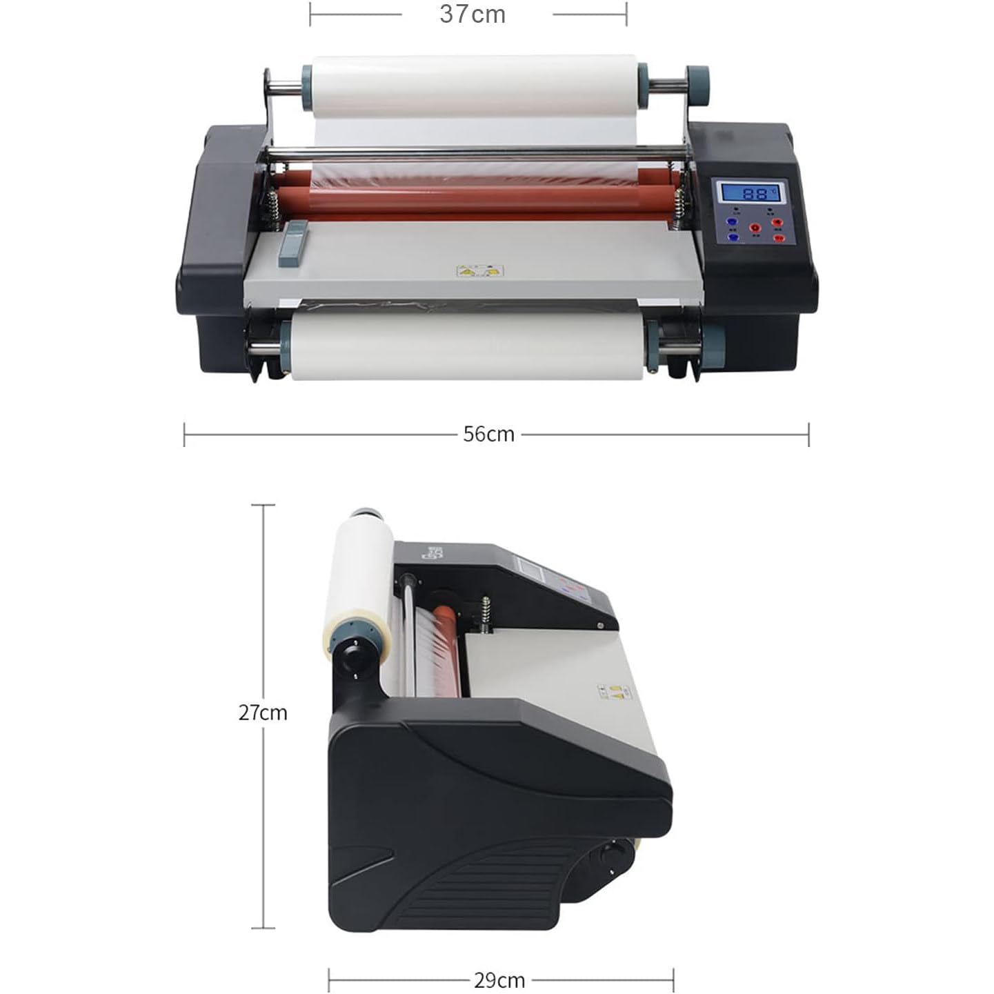 Laminator na gorąco na zimno, A4/A3+laminator na zimno, jedno- i dwustronny laminator, szybkie nagrzewanie, bez pęcherzyków