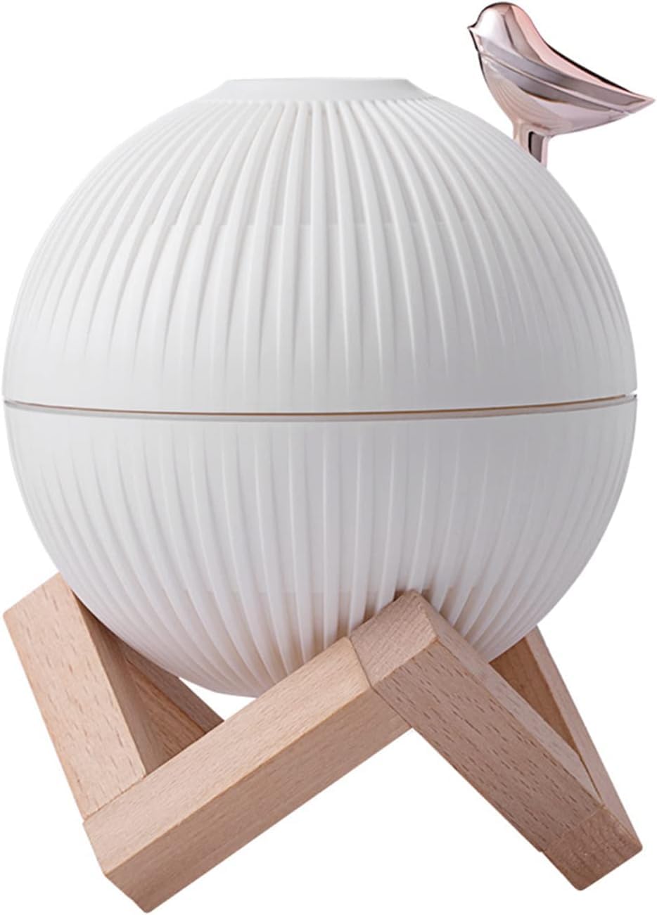 GenericMist Humidifier 330Ml Lark With Night Light Quiet Bird Shaped Humidifier Cool Desktop Usb Powered Humidifier For Home Travel Office Bedroom Babyroom