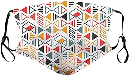 TiKingAn Unisex Adjustable Outdoors Sports Dustproof Windproof Printing Facial Cover Reusable Washable (Multicolor 6)