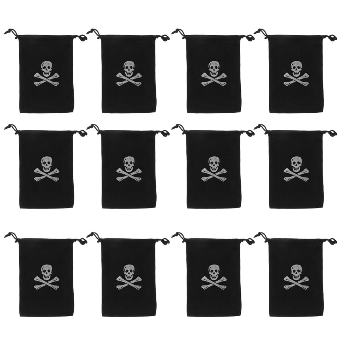 Pochette de Rangement Halloween Pirate 30 Pièces Polyester Célébration