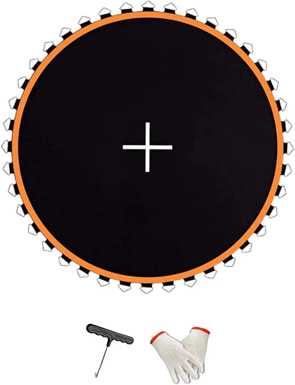 Trampoline Accessories Replacement Trampoline Mat Jumping Pad 6/8/10/12ft with Safety Spring for Home Family Trampoline Repair Accessories Trampoline Parts