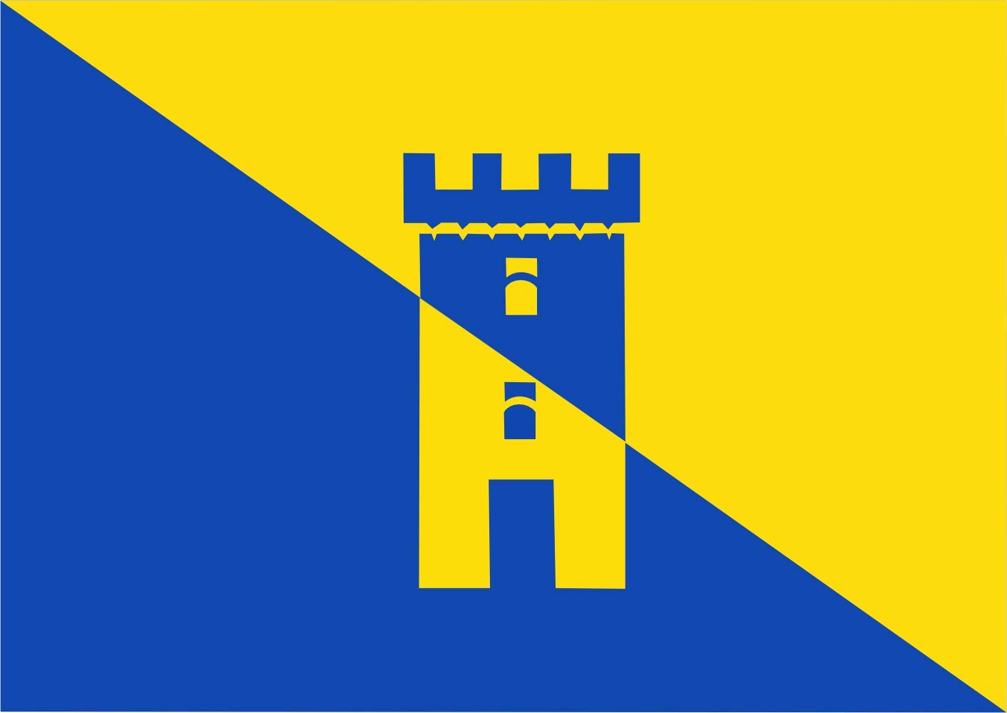 Drapeau Gendt vlag grand format horizontal pour remplacer votre pavillon abîmé