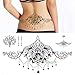 Produktbild Handaxian 3pcs wasserdichte Tattoo-Aufkleber Tattoo OWL Tier Brust Taillen 3pcs zurück 13