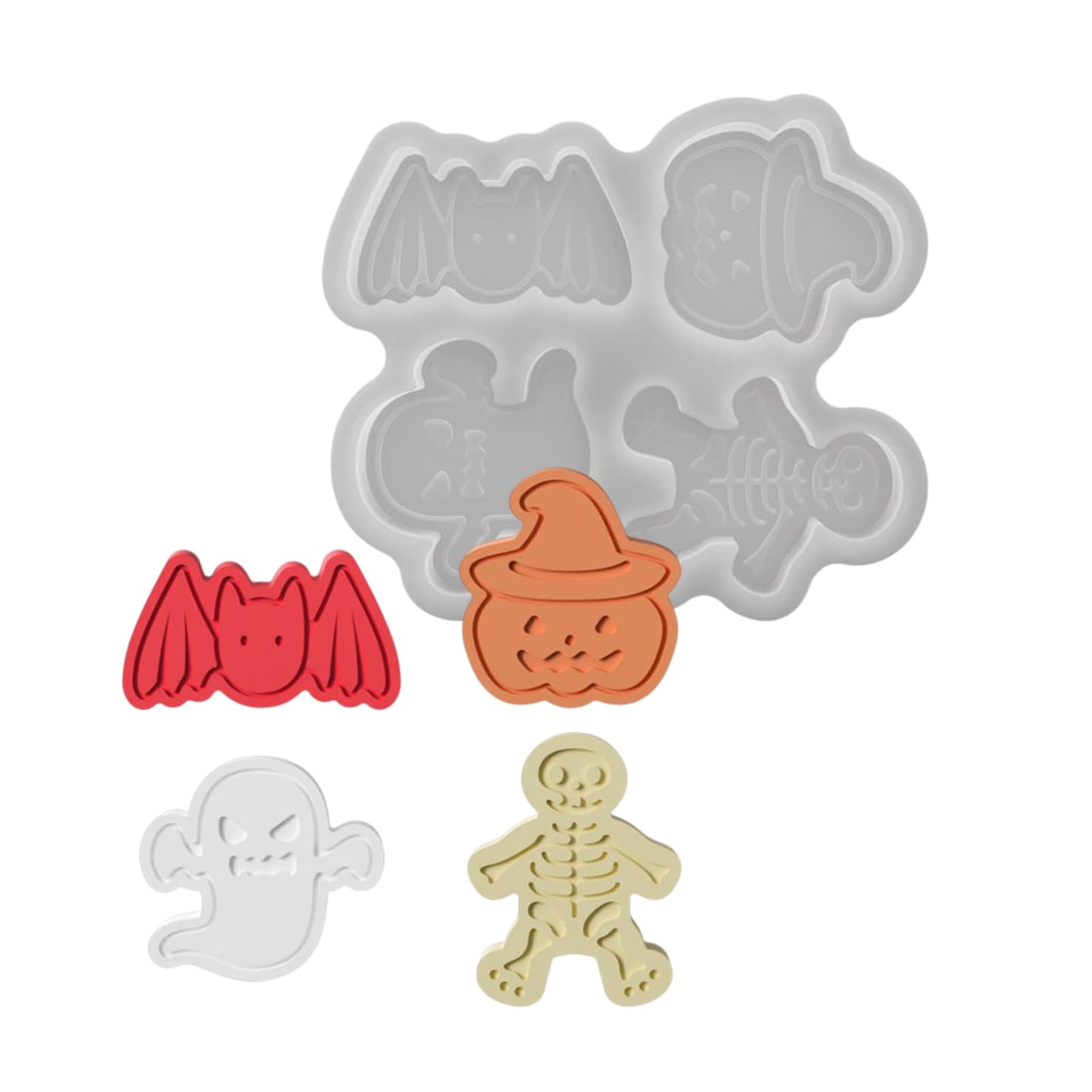 Limtula Halloween Themed Silicone Making Set for Creative Soap and Resin Craft Projects