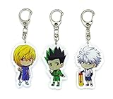 EBTY DREAMS Inc. - Set of 3 HxH Acrylic Keychain Gon, Kurapika, Killua v2