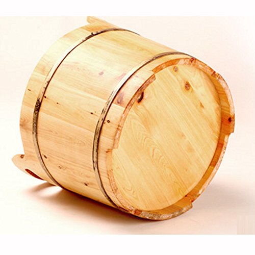 Bañera para pies de cedro con masaje y burbujas miniatura 3