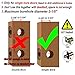 Bravex Right Keyless Entry Door Lock Keypad,Not Deadbolt,Only for Single Borehole Door,Borehole Smaller Than Dia.2-1/8”,Need Drill Additional 4 Holes(Mechanical,Does Not Lock Automatically)