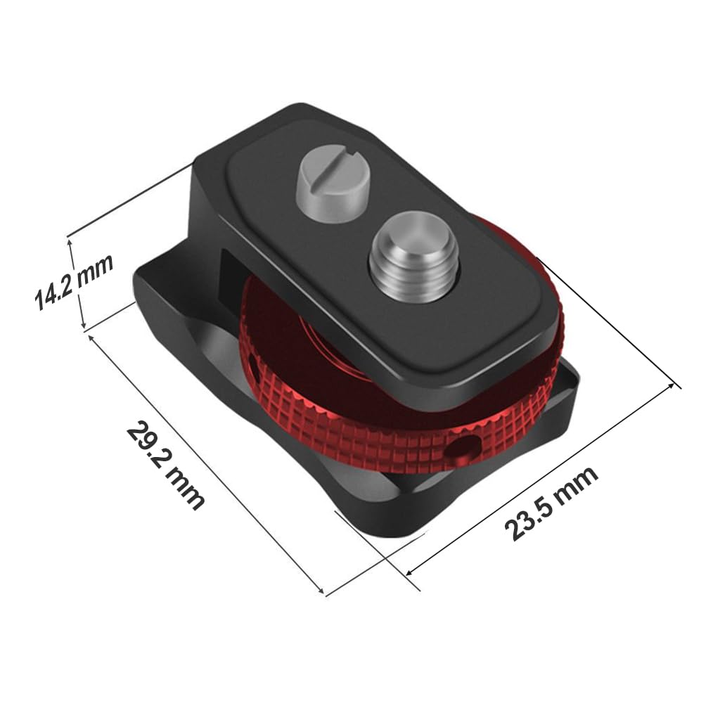 NovelGoal Cold Shoe Mount with 1/4