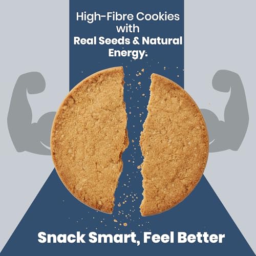 Image of Chuckle Coconut Cookies with Oats & Real Ingredients 300g (6 Pack x 50g), Jaggery Sweetened Biscuits, Gluten Free Tea Time Snack for Kids & Adults
