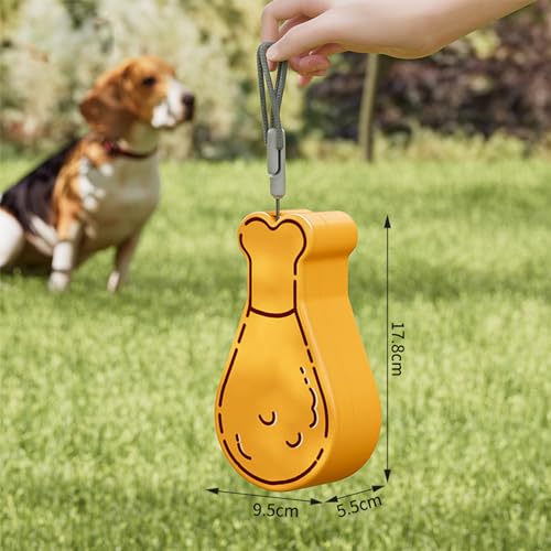 Portable Dog Water Bottle,Pet Dog Travel Water Bottle for Large and Small Dogs with Food Container,Pet Water Dispenser Feeder Container Portable,Outdoor Dog Water Dispenser for Walking,Hiking,Travel - Image 3