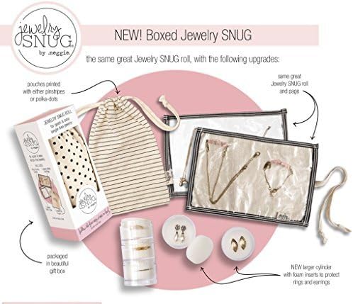Jewelry Snug by Meggie - Jewelry Snug Roll - The Simplest Way to Pack & Protect Your Jewelry and Keep it Tangle Free