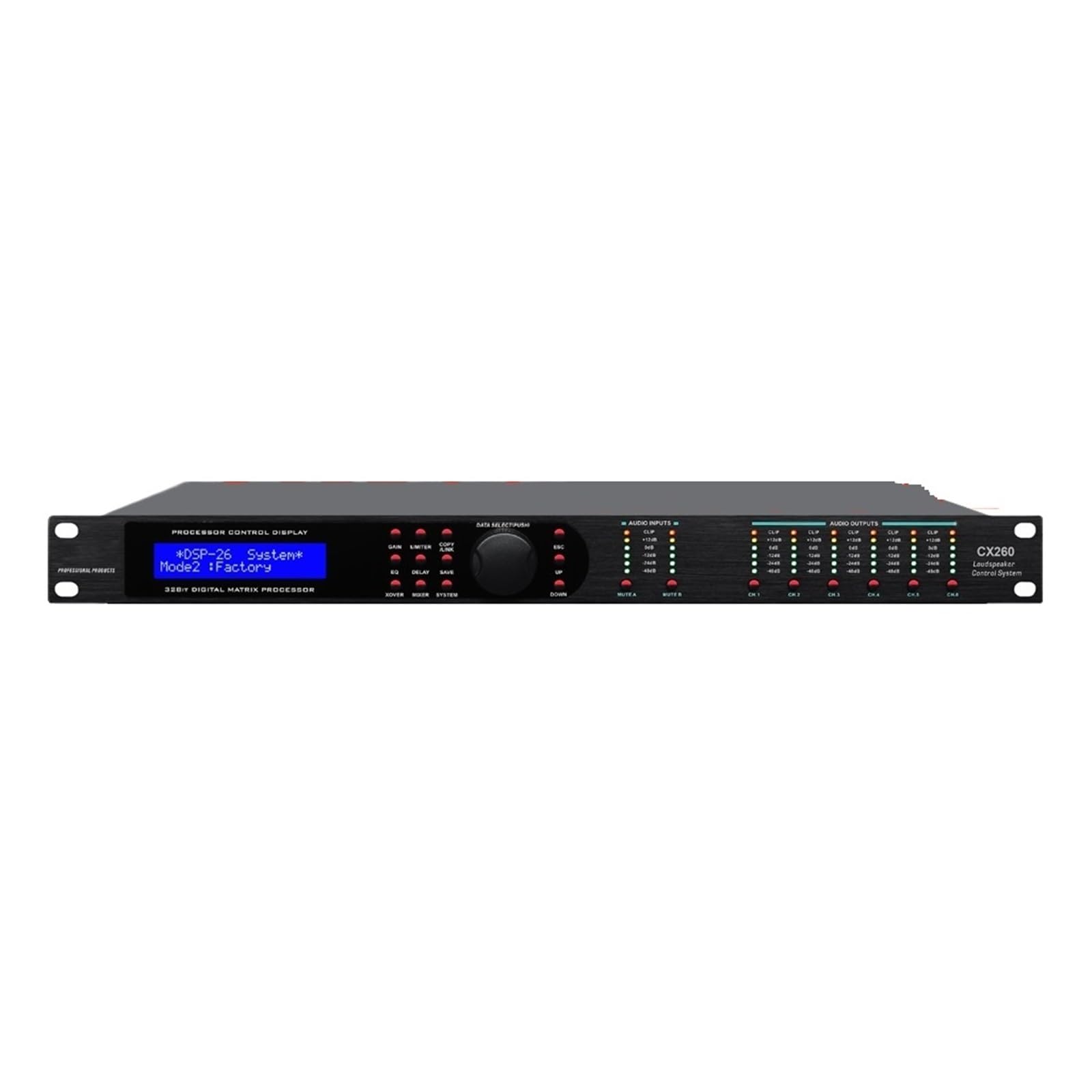 CX260/360/480 Professional Digital Audio Processor 32 DSP Audio Processor Digital Speaker System Linear Array Stage Performance(Cx260)