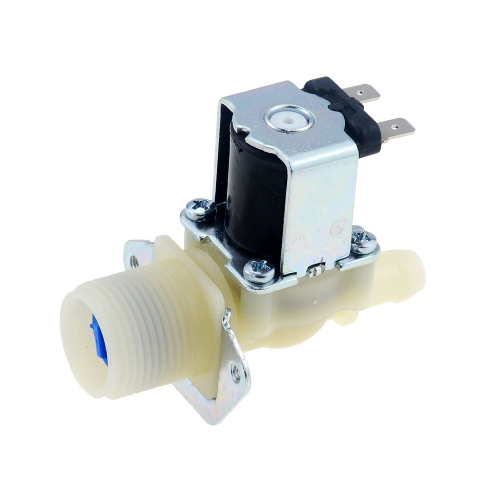 PXQCHAVLN 1PCS 12mm G3/4 Plastic Solenoid Valve Inlet Fill Valve Water Flow Control Normally Closed DC12V DC24V DC36V DC48V AC220V(DC 48V)