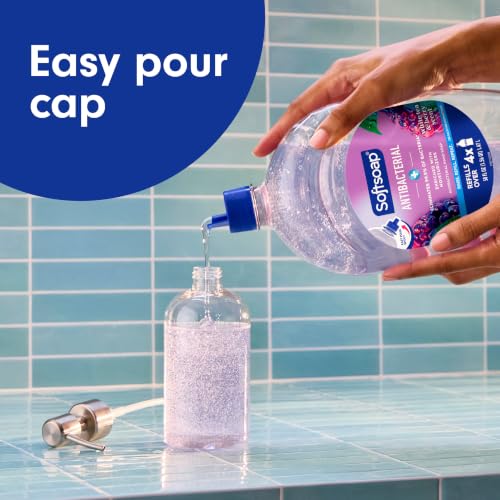 Image of Softsoap Antibacterial Hand Soap Refill, White Tea & Berry Scent, 50 fl oz