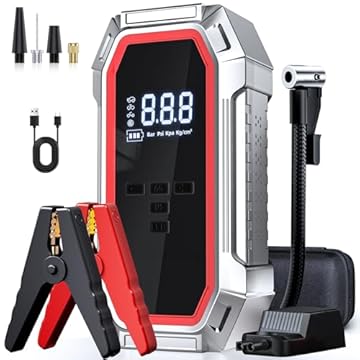 compact jump starter with air compressor