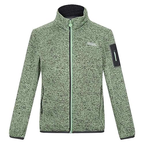 Childrens/Kids Newhill Fleece Jacket (9-10 Years) (Quiet Green/Seal Grey)3
