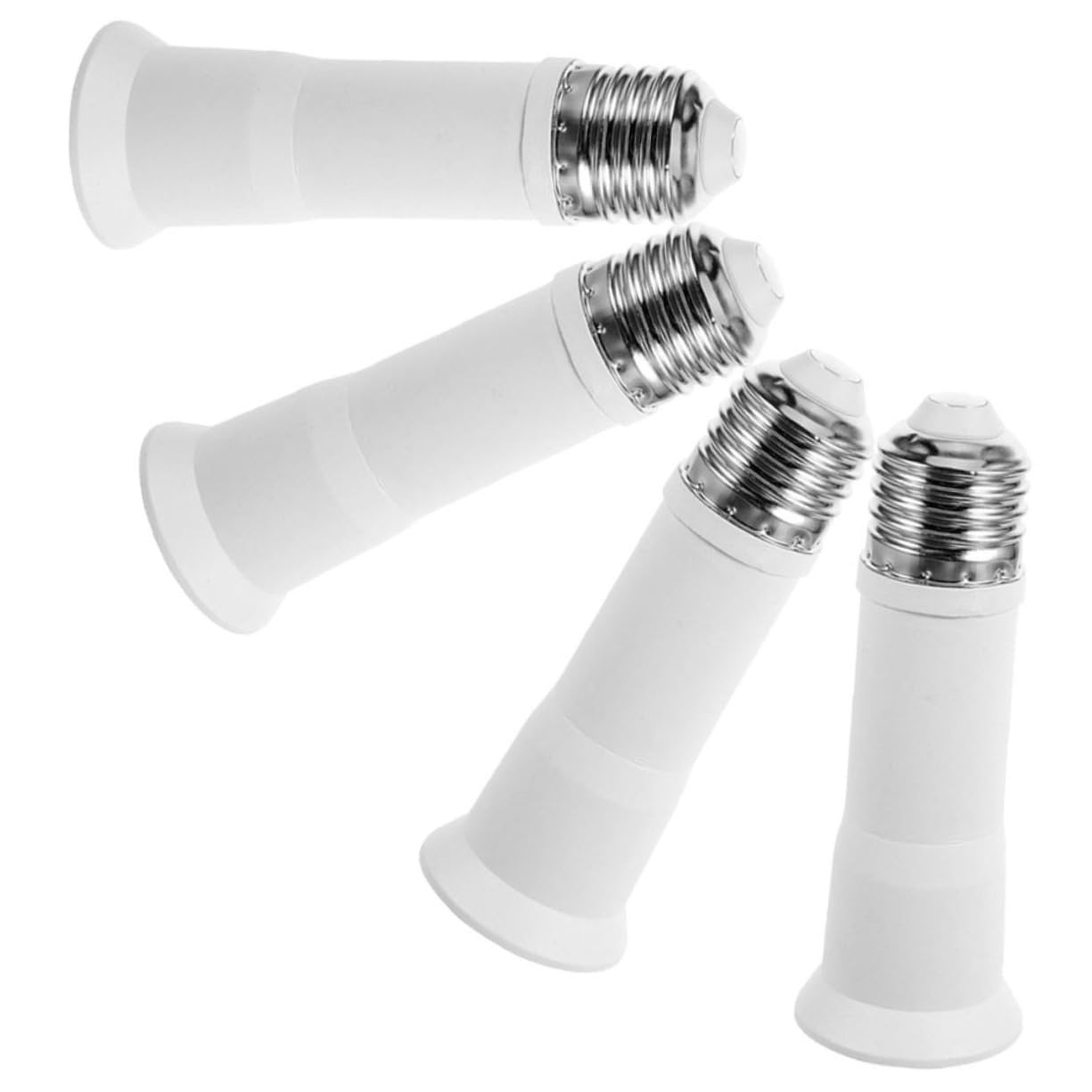 16pezzi Adattatore Portalampada Estensibile Prolunga Per Lampadine Facile Installazione e Utilizzo Design Resistente e Ottimo Per Angoli e Direzioni Di Luce