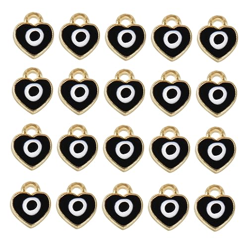 Création de bijoux avec pendentifs cœurs alliage pour collier