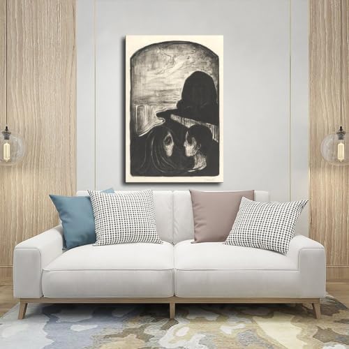 Impression sur toile Attraction I Edvard Munch 61x91,4 cm - 5