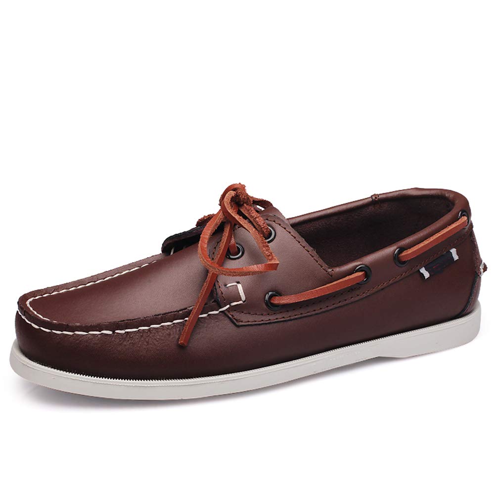 Zapatos Mocasines de Cuero sin Cordones y con Cordones para Hombres