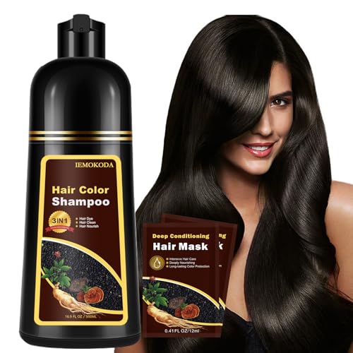 Onilyua Black Tea Hair Dye, Hair Dye Shampoo 3 in