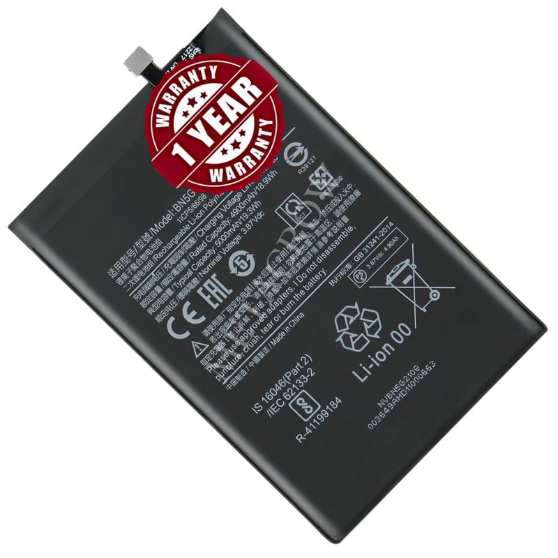 Image of Original BN5G Battery Compatible with Xiaomi Redmi 10A - (5000mAh) - 1 Year Warranty BC46