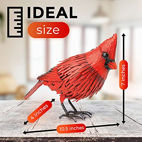 Shefio-Cardinal-Garden-Decor-Metal-Cardinal-Yard-Decor-Large-Red-Bird-Unique-Yard-Art-Outdoor-Statues-Garden-Sculptures-Statues Shefio Cardinal Garden Decor Metal Cardinal Yard Decor Large Red Bird Unique Yard Art Outdoor Statues Garden Sculptures Statues
