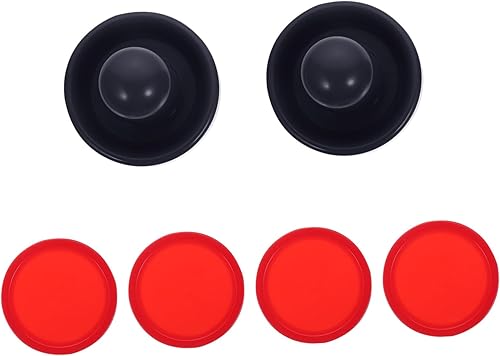 Miniatura 10 de Sosoport 1 juego de hockey Kit de hockey para niños, accesorios de aire para niños, artículos de hockey de aire, empujadores de mesa, piezas de