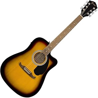 Fender FA-125CE Dreadnought Cutaway Acoustic-Electric Guitar - Sunburst