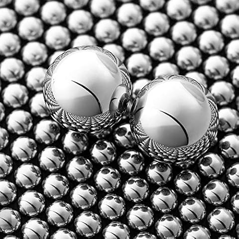 1200Pcs 3/8'' Slingshot Ammo Ball 9mm Precision Steel Bearing Balls Scout Slingshot Ball for Hunting Cover