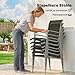 Outsunny Gartenmöbel Set Sitzgruppe 7-teilig 150 x 90cm Tisch mit 6 Atmungsaktiven Stühlen Sicherheitsglas Tischplatte, wetterfest Essgruppe Gartenset Gartengarnitur für Garten Balkon Terrasse Schwarz