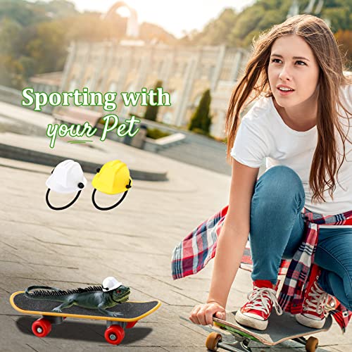 5 Pieces Bearded Dragon Accessories Toy Set Bearded Dragon Leashes and Harnesses S/M/L 3 Size Packed Lizard Harness Mini… - Image 8