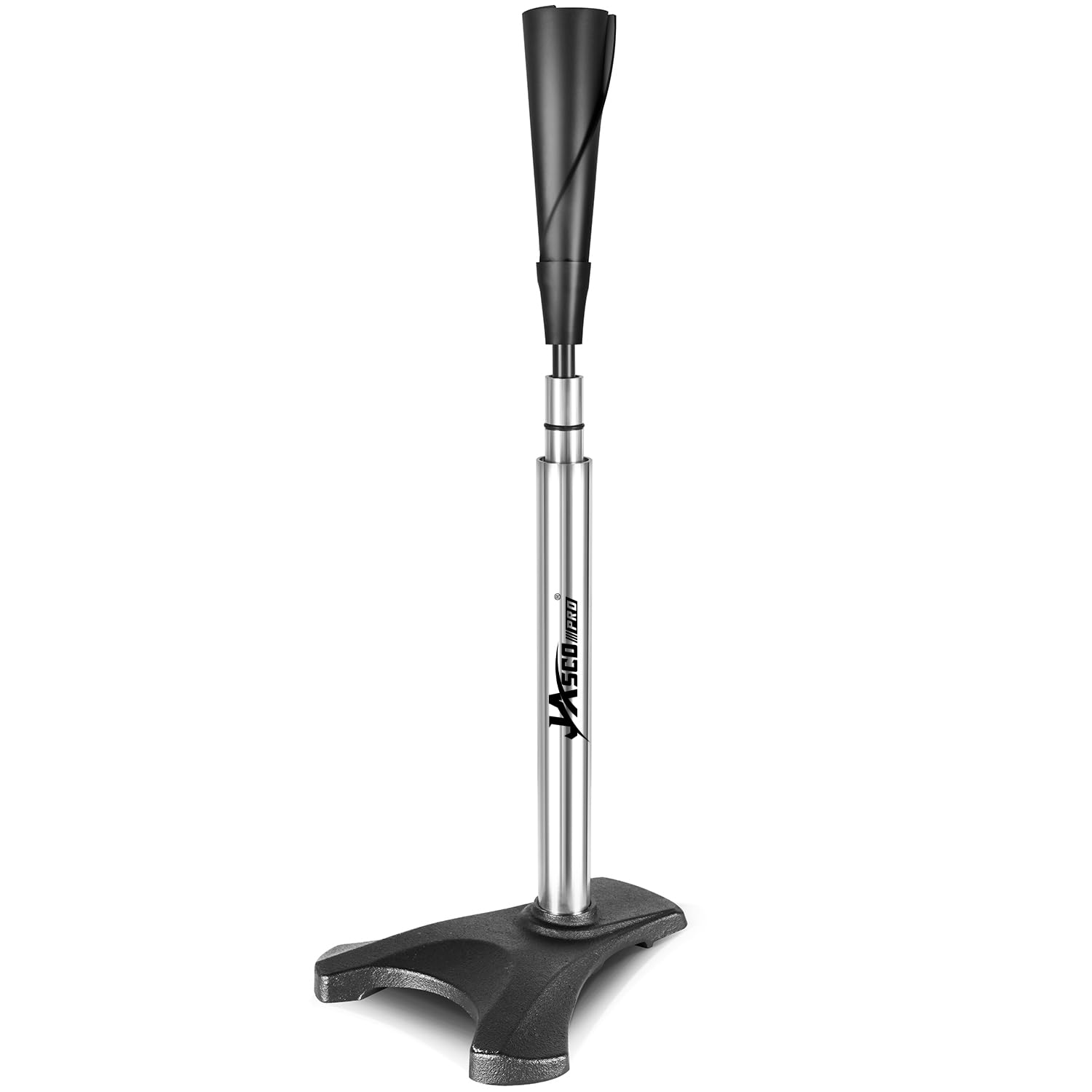 Photo 1 of *Minor damage* Portable Batting Tee for Baseball/Softball - Ultra Durable Hitting Tee with Weighted “Triangular” Base For All Surfaces, Height Adjusts From 24-46" Softball Tee For All Ages & Skill Level Players