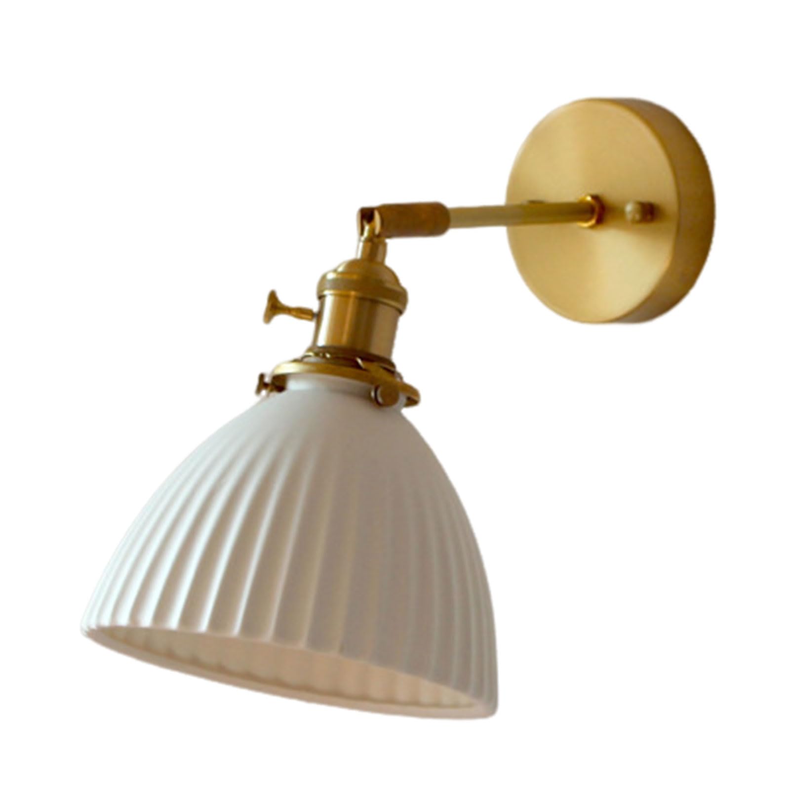 Applique da Parete nordica Regolabile, Lampada da Comodino, apparecchio di Illuminazione per la Decorazione della casa, luci da Lettura per Soggiorno e Camera da Letto, 1 confezion