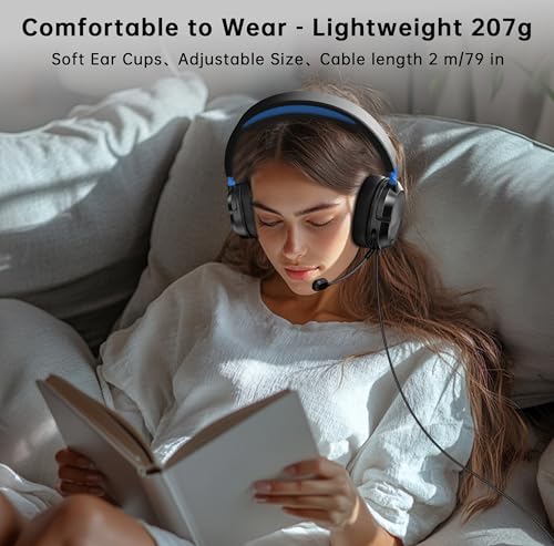 Image of AOC Wired Gaming Headset for PS5, Xbox Series X|S & Xbox One,PC, Clear Mic
