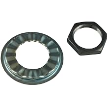 Plumb Pak PP800-88 Faucet Locknut and Rosette, Universal Fit Pair Chrome Plated