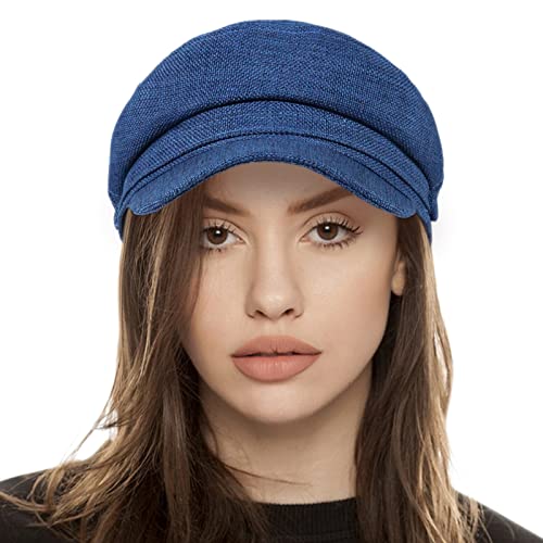 Gorra Boina Mujer Newsboy Negra Talla Única miniatura 2