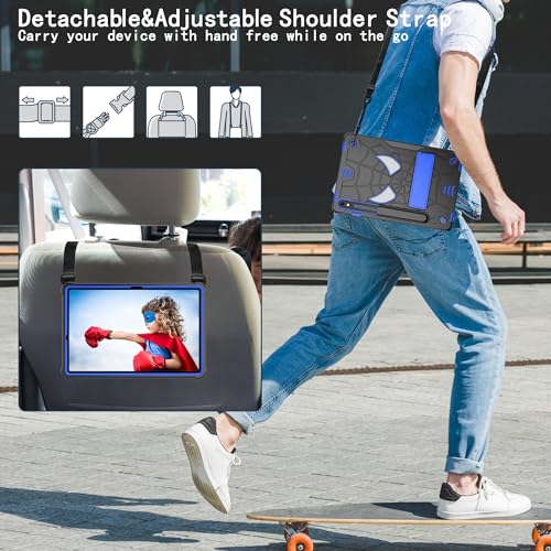 Funda para Samsung Tab S9 infantil con soporte integrado y correa de sujeción total 4