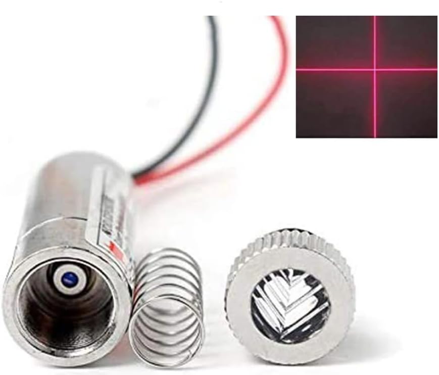 Adjustable 650nm 200mw Red Laser Diode Module Line/Cross/Dot Beam 1230 (Dot)
