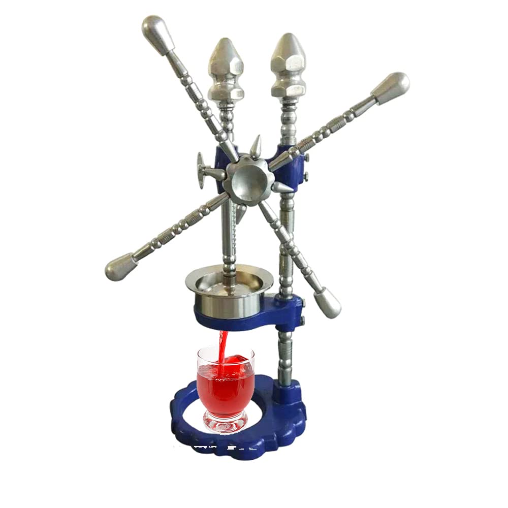 MNSSRN Pomegranate Commercial Juicer, Manual Metal Professional Citrus Juicer, Orange, Lemon, Lime, Pomegranate Juice Cold Press [Energy Class A]