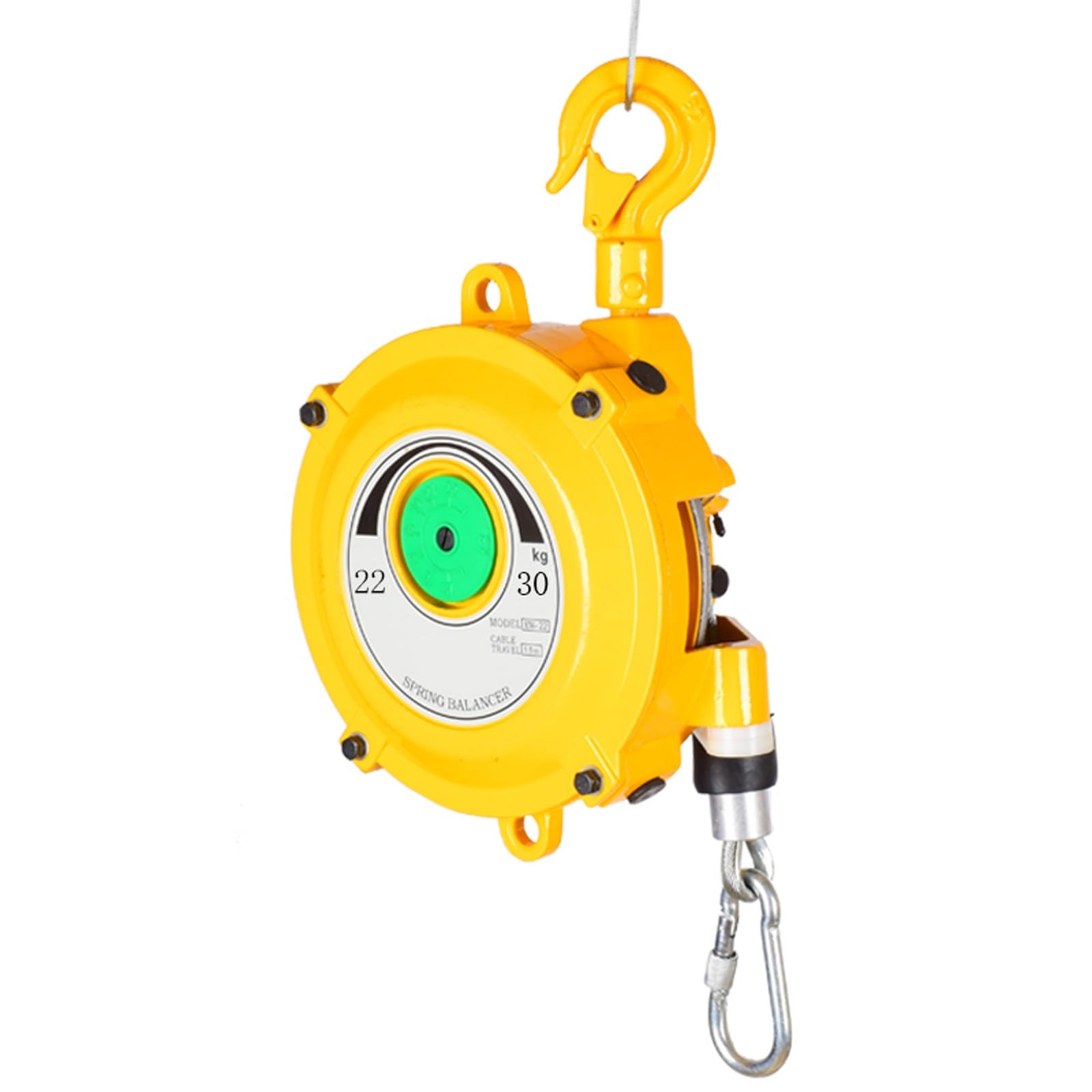WEKONUMEX Retractable Spring Balancer, Retractable Spring Balancer Multiple Weight Capacities For Hanging Tools In Workshops(22-30kg)