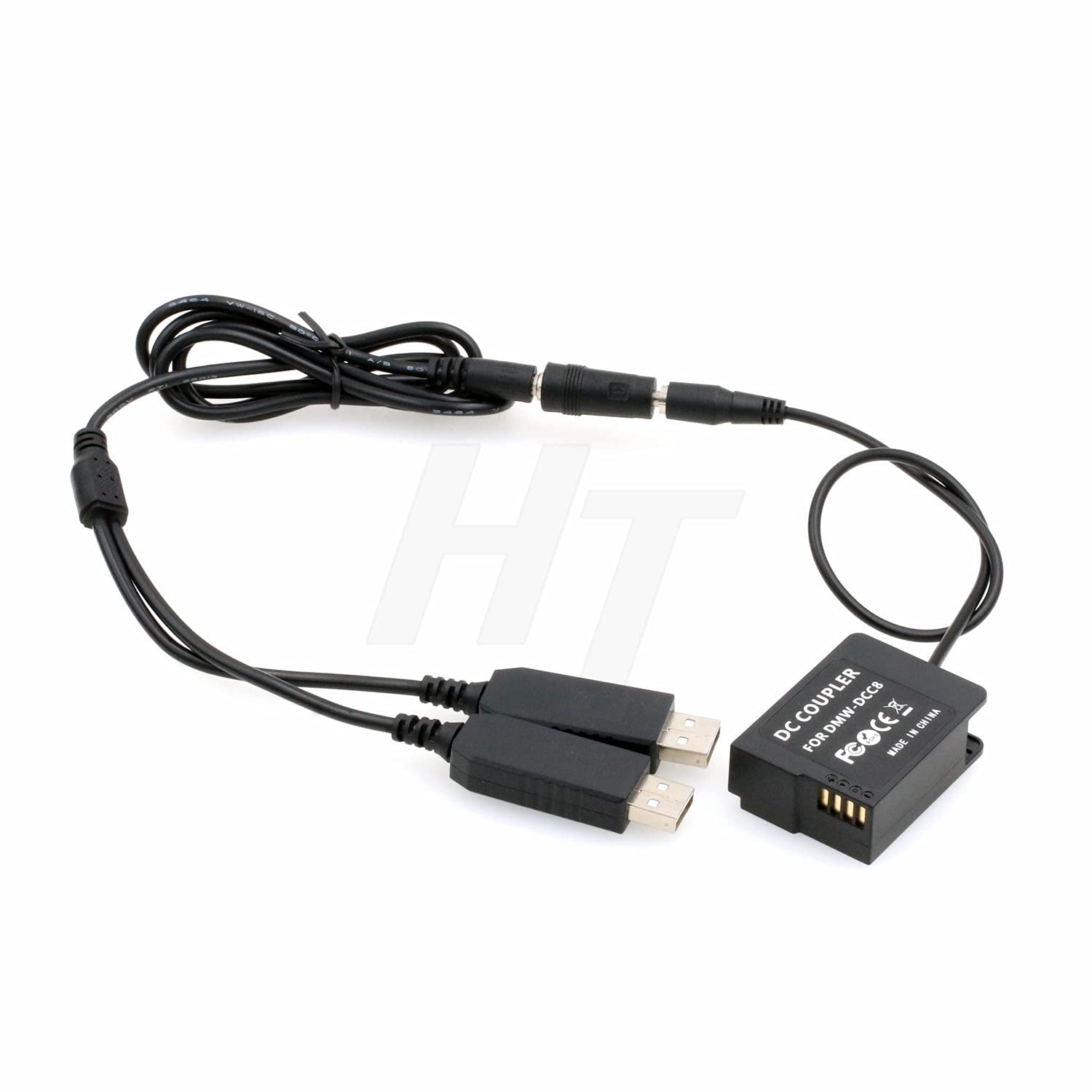 Adaptador de corriente DMW-DCC8 Dual USB para eliminar el límite de batería en LUMIX 6