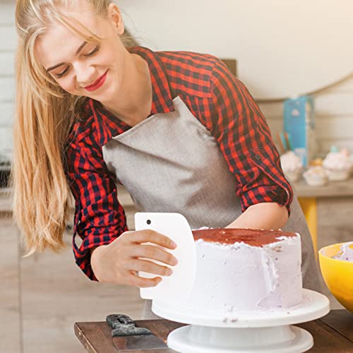 Grevosea 3 Pieces Dough Scraper, Cake Scraper Bread Cutter Flexible And Food Grade Dough Cutter Multi-Function Baking Tools For Cake Decorating Bread Pizza Pastry 13 X 9 Cm / 5.12 X 3.54 Inches #TOP5